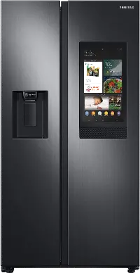 RS22T5561SG Samsung 22.5 cu ft Side by Side Refrigerator - Counter Depth Black Stainless Steel
