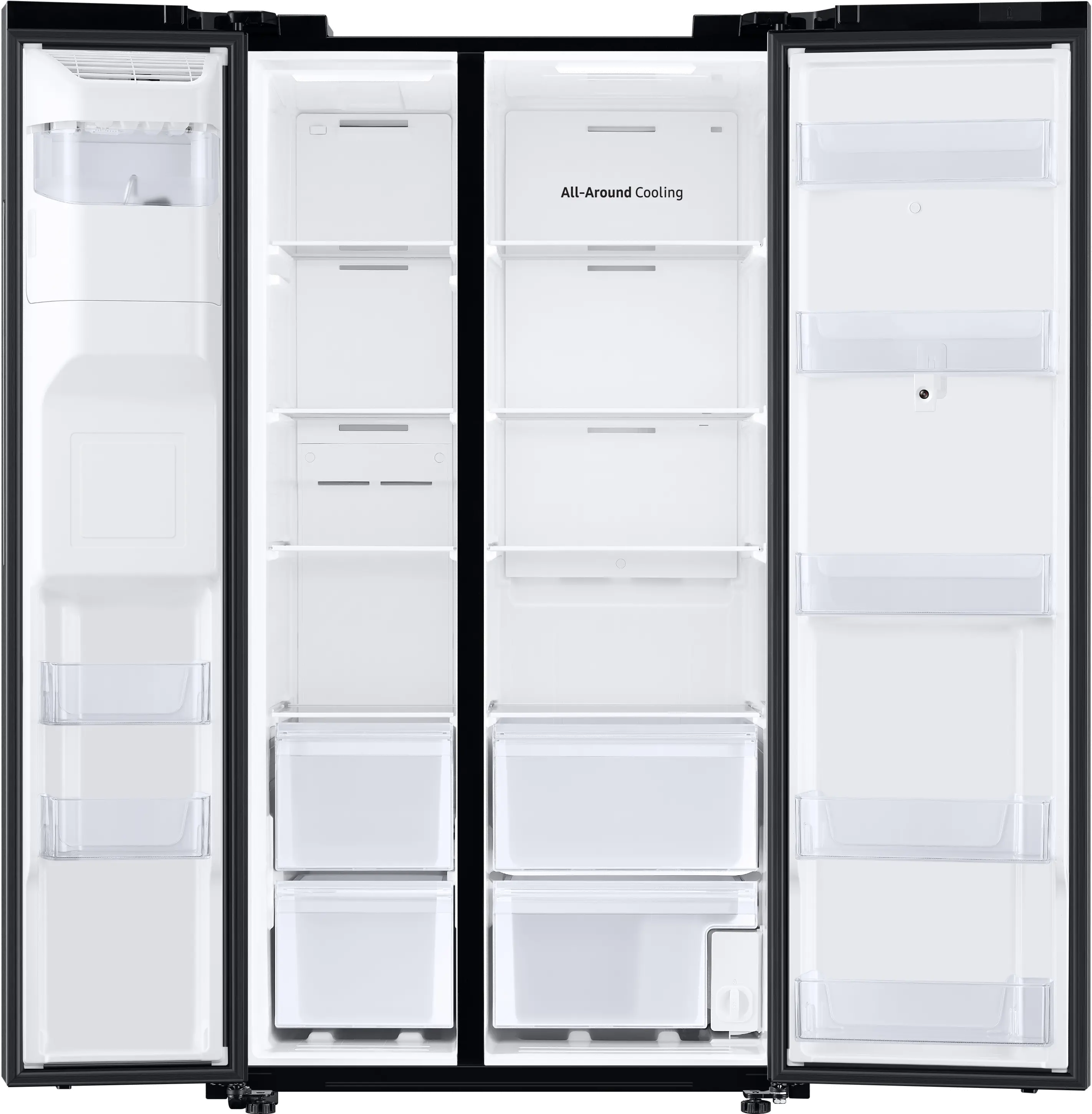 RS22T5561SG Samsung 22.5 cu ft Side by Side Refrigerator - Counter Depth Black Stainless Steel-4