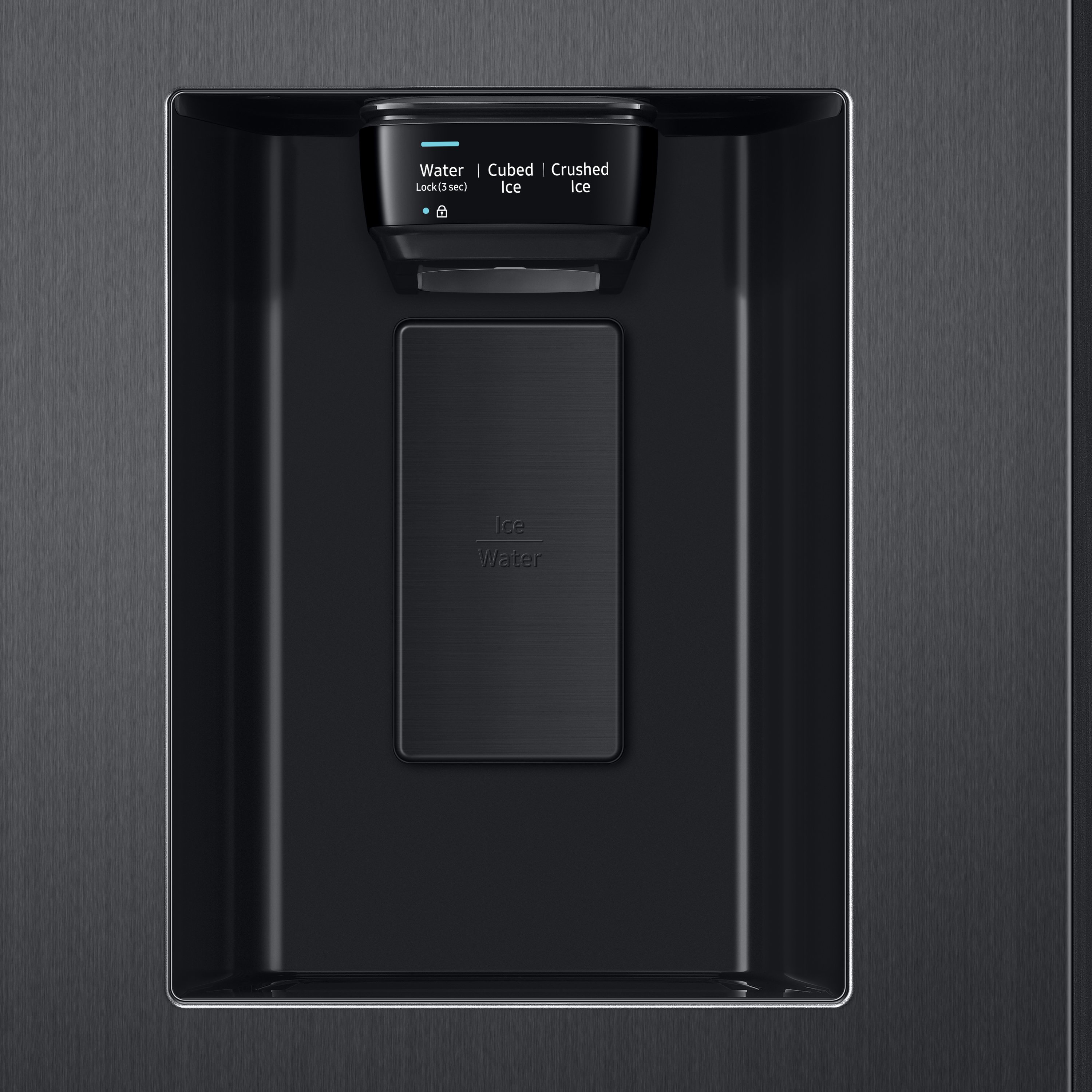 RS22T5561SG Samsung 36 Inch Side by Side Smart Refrigerator with Family Hub - Counter Depth, 22.5 cu. ft., Black Stainless Steel-3