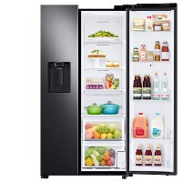 RS22T5561SG Samsung 36 Inch Side by Side Smart Refrigerator with Family Hub - Counter Depth, 22.5 cu. ft., Black Stainless Steel-7