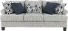Santa Barbara Blue and Cream Striped Sofa