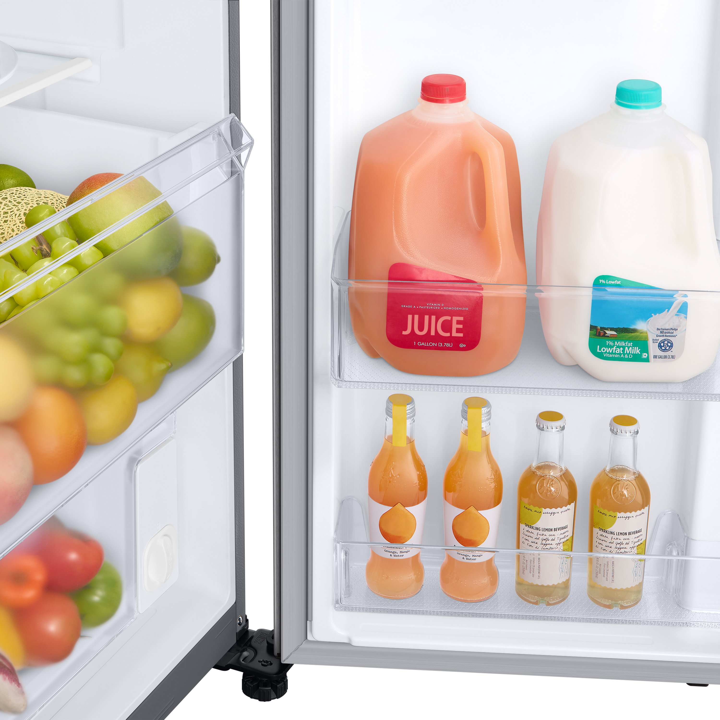 RS22T5561SR Samsung 36 Inch Side by Side Smart Refrigerator with Family Hub - Counter Depth, 22.5 cu. ft., Fingerprint Resistant Stainless Steel-5