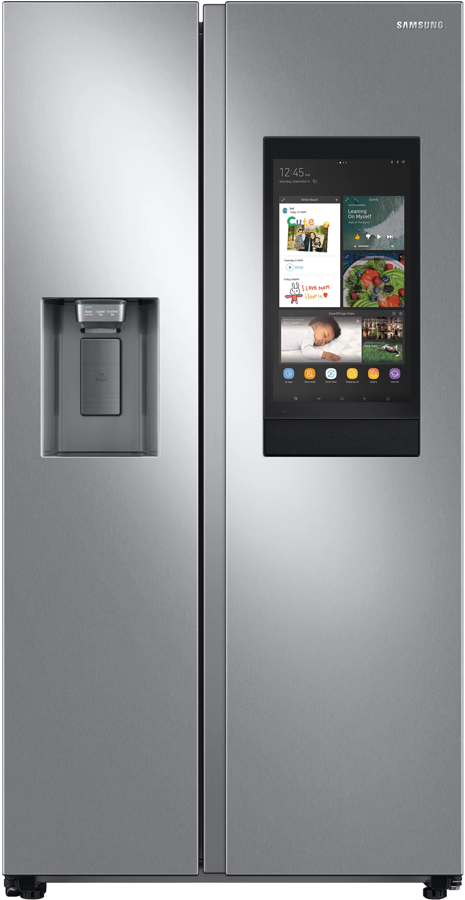 RS27T5561SR Samsung 26.7 cu ft Side by Side Refrigerator - Stainless Steel-1