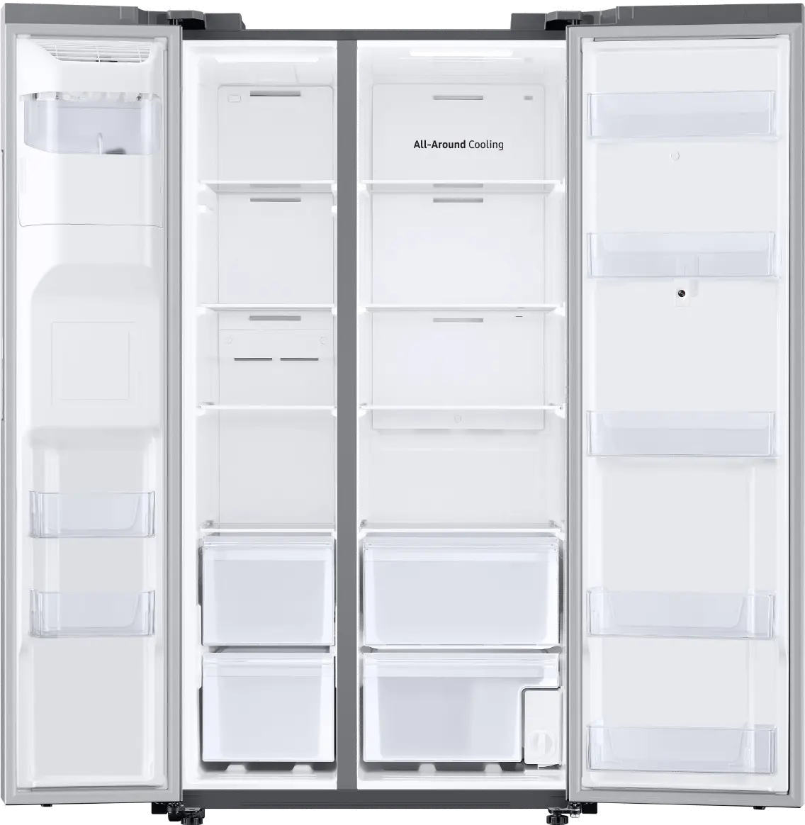 RS27T5561SR Samsung 26.7 cu ft Side by Side Refrigerator - Stainless Steel-4