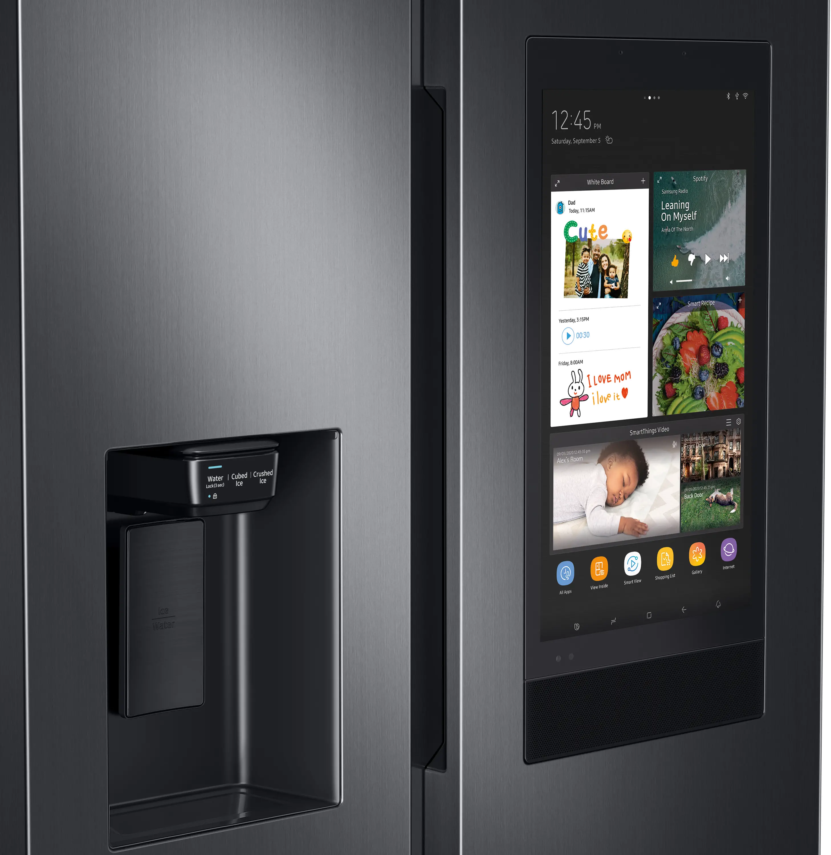 RS27T5561SG Samsung 26.7 cu ft Side by Side Refrigerator - Black Stainless Steel-5