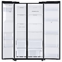 RS27T5561SG Samsung 36 Inch Side by Side Refrigerator with Family Hub - 26.7 cu. ft., Black Stainless Steel-4