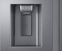 RS22T5201SR Samsung 36 Inch Counter Depth Side by Side Refrigerator - 22 cu. ft. Smudge Resistant Stainless Steel-3