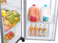 RS22T5201SR Samsung 36 Inch Counter Depth Side by Side Refrigerator - 22 cu. ft. Smudge Resistant Stainless Steel-4