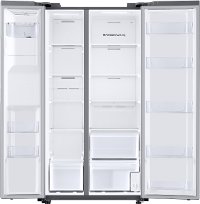 RS22T5201SR Samsung 36 Inch Counter Depth Side by Side Refrigerator - 22 cu. ft. Smudge Resistant Stainless Steel-6