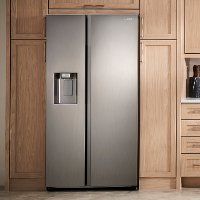 RS22T5201SR Samsung 36 Inch Counter Depth Side by Side Refrigerator - 22 cu. ft. Smudge Resistant Stainless Steel-7