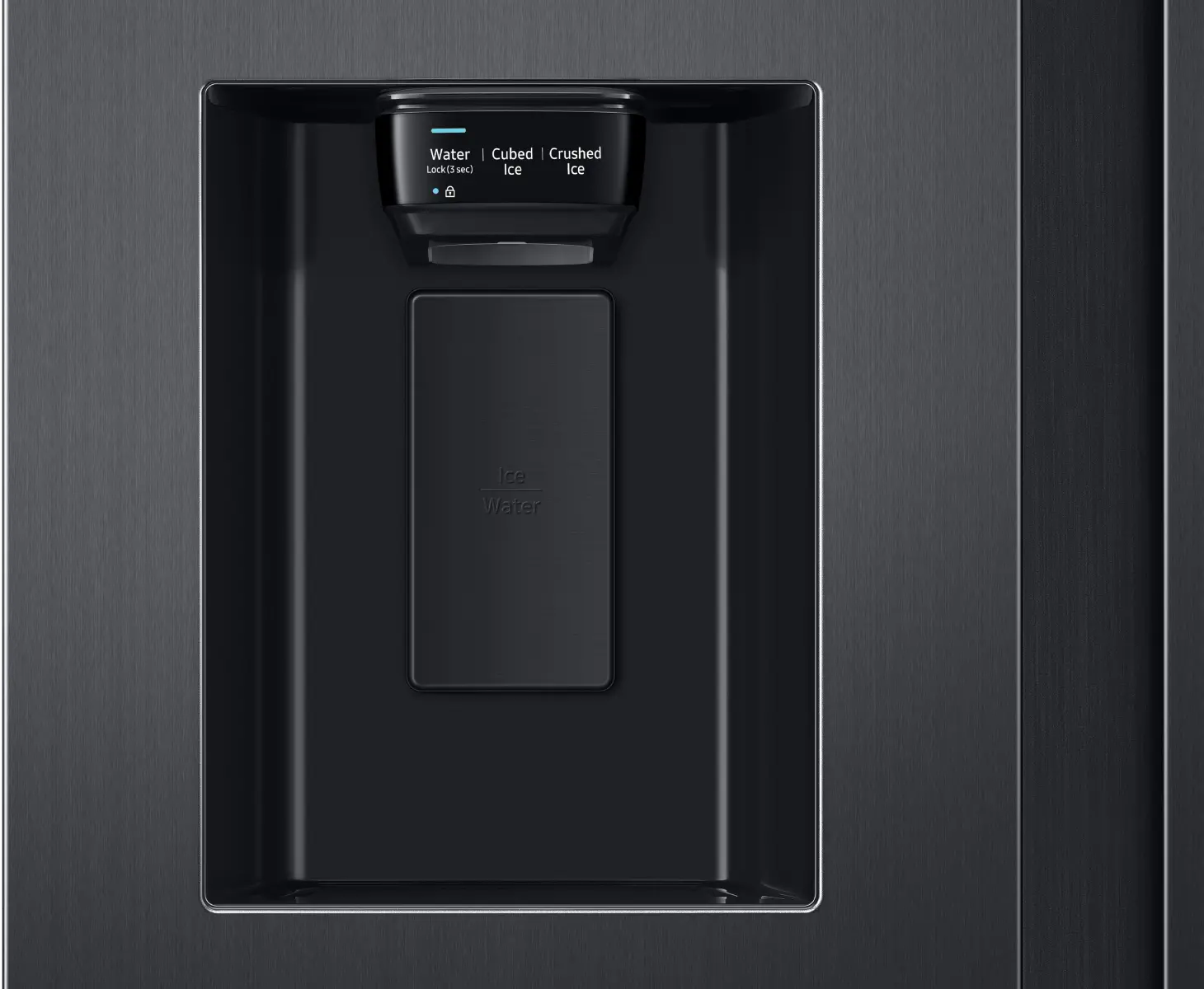 RS22T5201SG Samsung 22 cu ft Side by Side Refrigerator - Counter Depth Stainless Steel-3