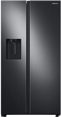 RS22T5201SG Samsung 36 Inch Counter Depth Side by Side Refrigerator - 22 cu. ft. Smudge Resistant Black Stainless Steel