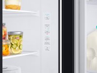 RS22T5201SG Samsung 36 Inch Counter Depth Side by Side Refrigerator - 22 cu. ft. Smudge Resistant Black Stainless Steel-4