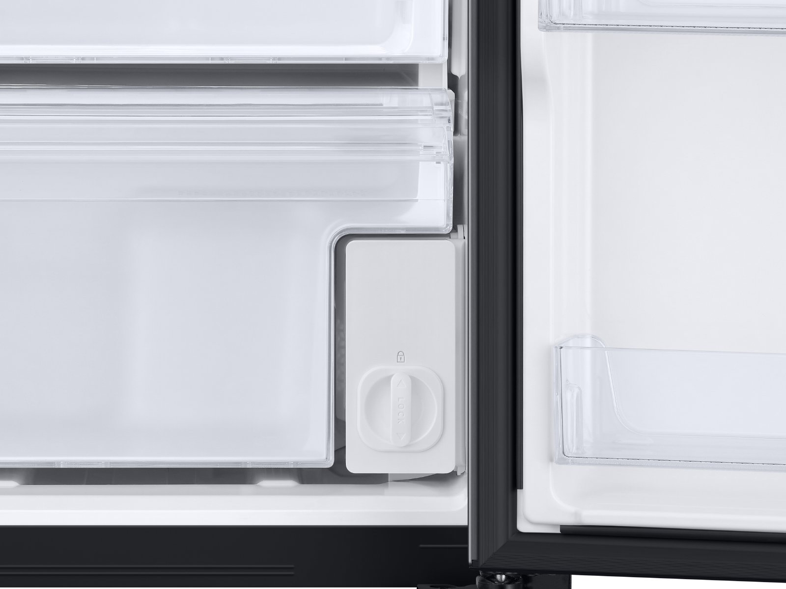 RS22T5201SG Samsung 36 Inch Counter Depth Side by Side Refrigerator - 22 cu. ft. Smudge Resistant Black Stainless Steel-5