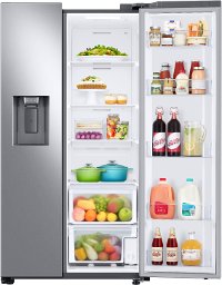 RS27T5200SR Samsung 36 Inch Side by Side Refrigerator - 27.4 cu. ft. Smudge Resistant Stainless Steel-6