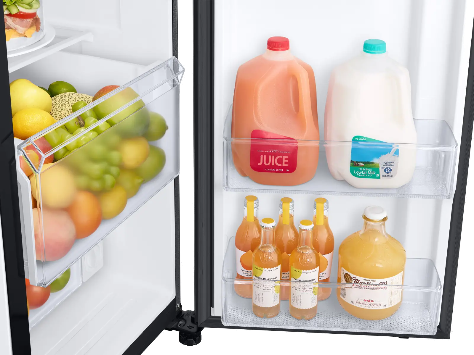 RS27T5200SG Samsung 27.4 cu ft Side by Side Refrigerator - Black Stainless Steel-6