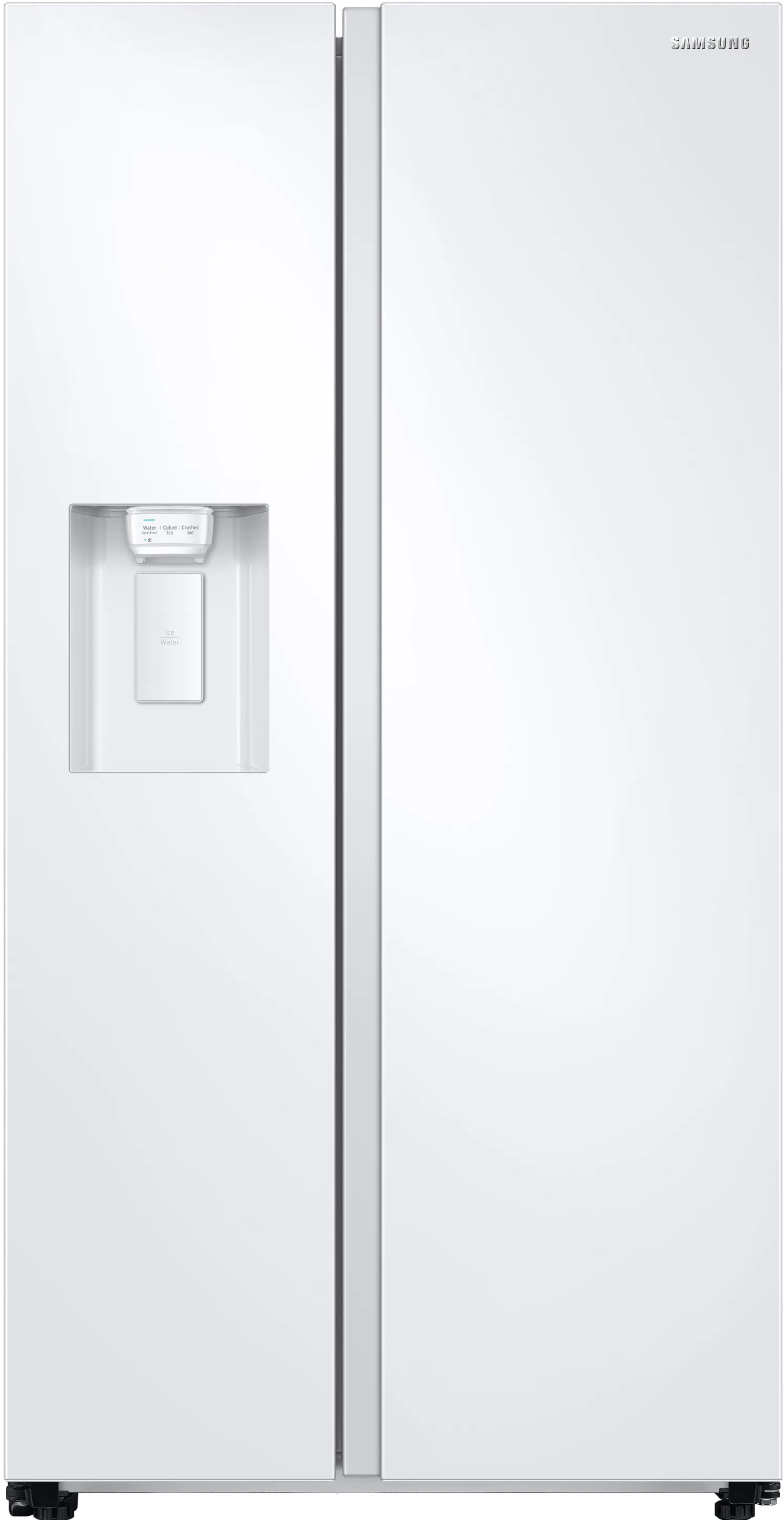 RS27T5200WW Samsung 27.4 cu ft Side by Side Refrigerator - White-1