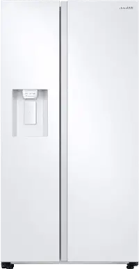 RS27T5200WW Samsung 27.4 cu ft Side by Side Refrigerator - White
