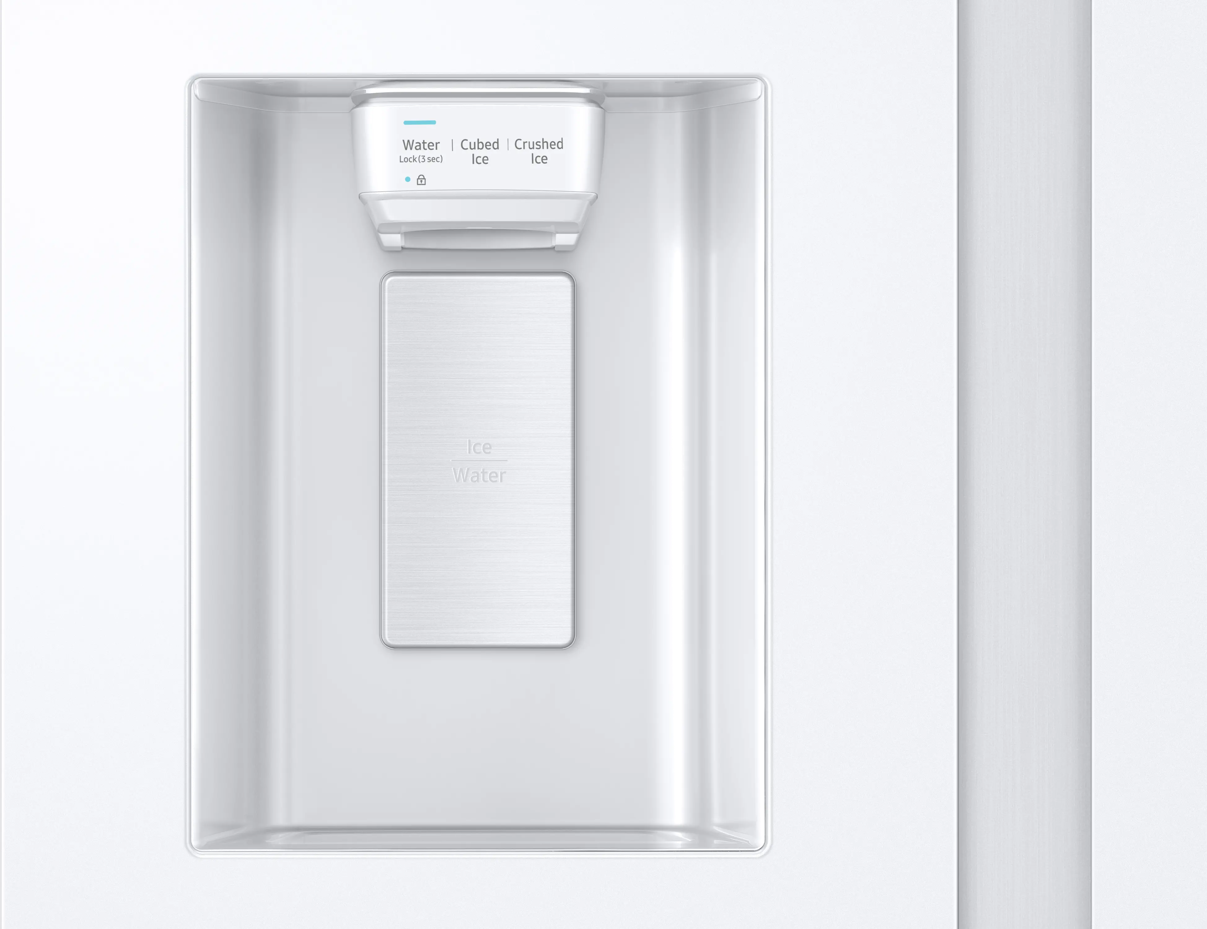 RS27T5200WW Samsung 27.4 cu ft Side by Side Refrigerator - White-3