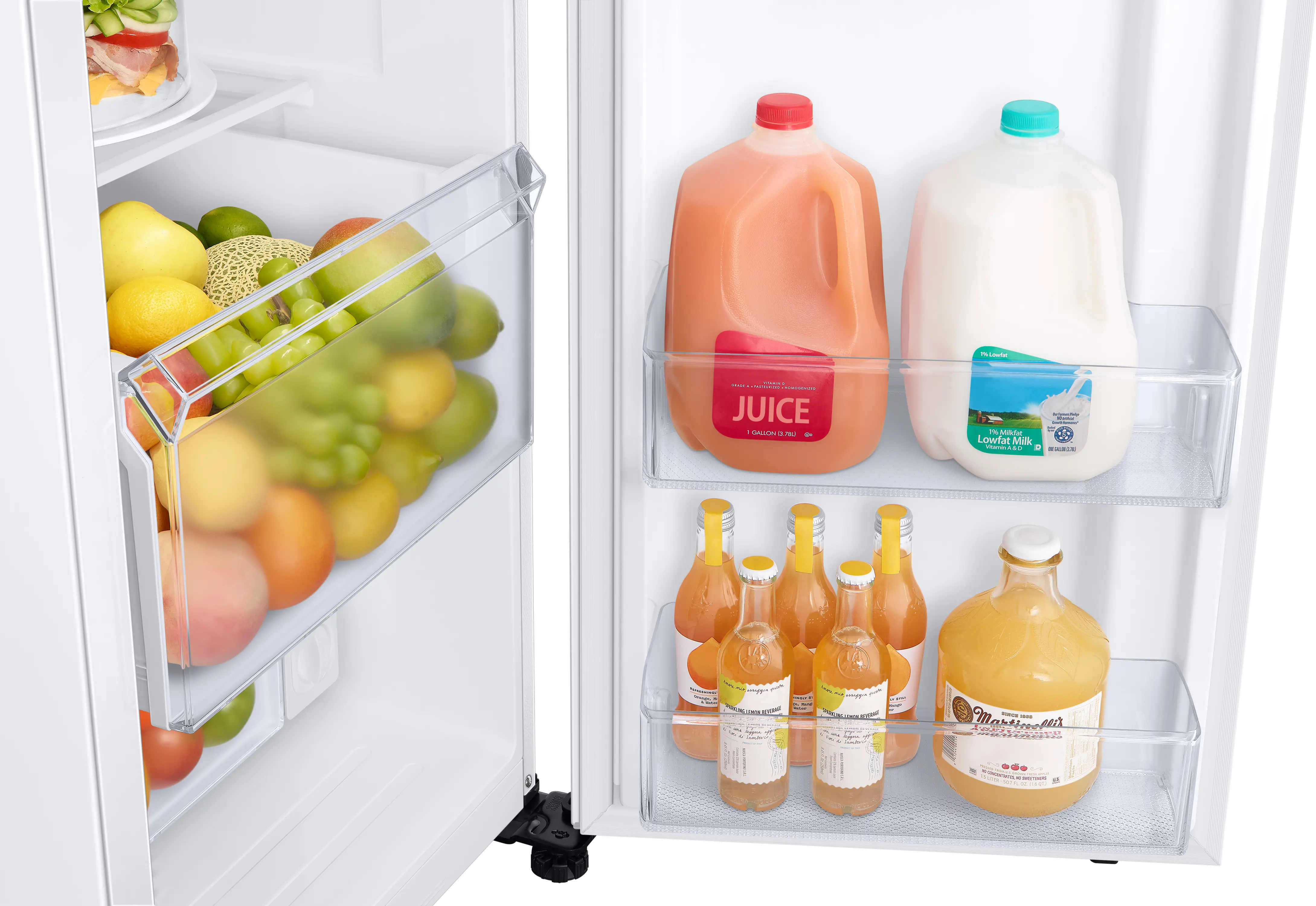 RS27T5200WW Samsung 27.4 cu ft Side by Side Refrigerator - White-6