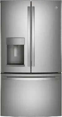 GFD28GYNFS GE 27.65 cu ft French Door in Door Refrigerator - Stainless Steel