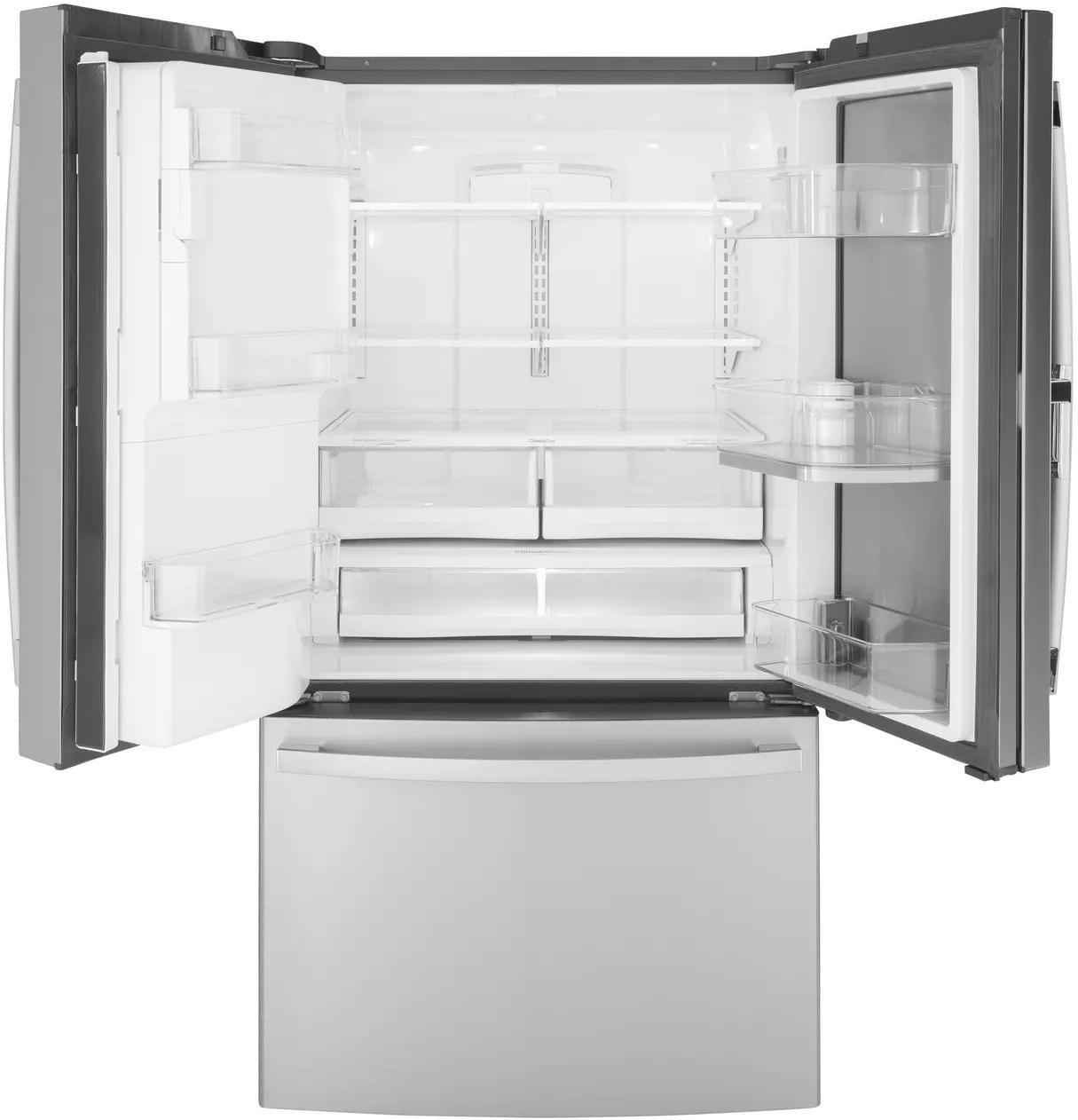 GFD28GYNFS GE 27.65 cu ft French Door in Door Refrigerator - Stainless Steel-4