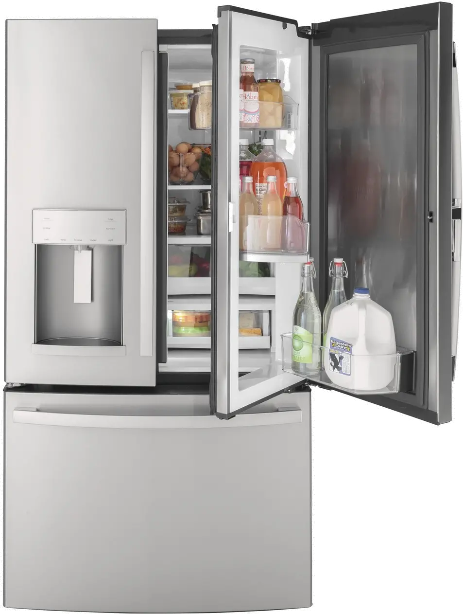 GFD28GYNFS GE 27.65 cu ft French Door in Door Refrigerator - Stainless Steel-5