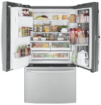 GFD28GYNFS GE 36 Inch French Door in Door Refrigerator - 27.65 cu. ft. Fingerprint Resistant Stainless Steel-3