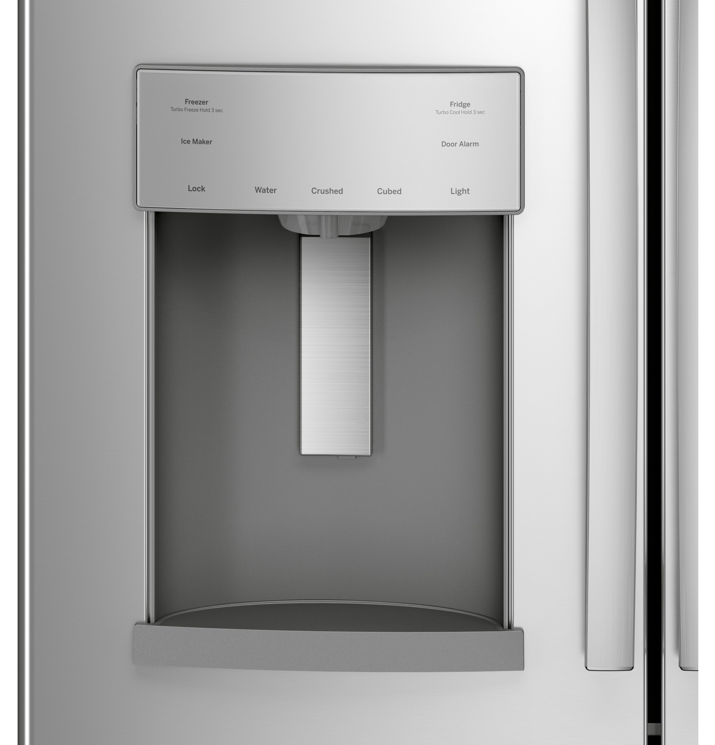 GFE28GYNFS GE 27.8 cu ft French Door Refrigerator - 36 W Smudge Resistant Stainless Steel-2