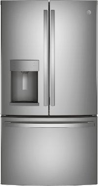 GFE28GYNFS GE 27.8 cu. ft. French-Door Refrigerator - 36 Inch, Smudge Resistant Stainless Steel-1
