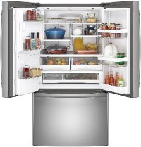 GFE28GYNFS GE 27.8 cu. ft. French-Door Refrigerator - 36 Inch, Smudge Resistant Stainless Steel-3