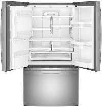 GFE28GYNFS GE 27.8 cu. ft. French-Door Refrigerator - 36 Inch, Smudge Resistant Stainless Steel-4