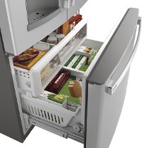 PFE28KYNFS GE Profile 36 Inch French Door Refrigerator - 27.8 cu. ft. Stainless Steel-5