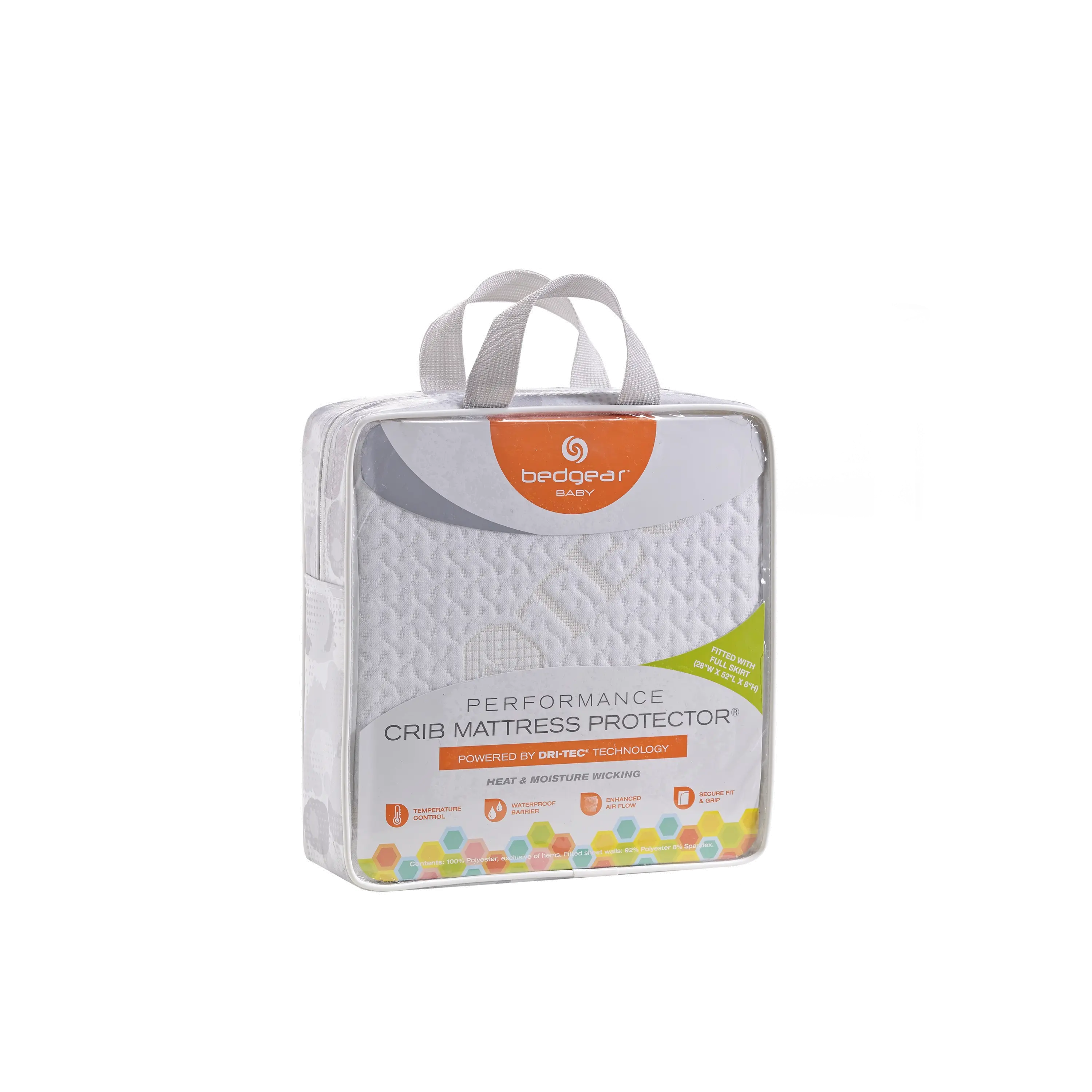 BXM03CWFC BedGear Dri-Tec Crib Mattress Protector-1