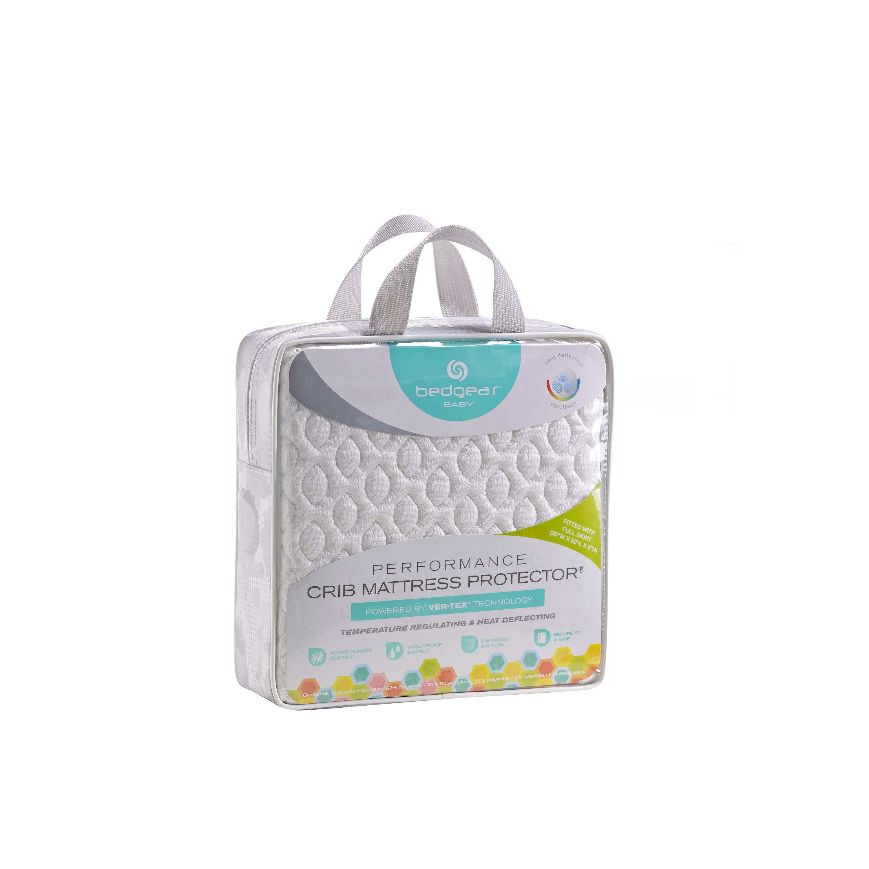 BXM06CWFC BedGear Ver-Tex Crib Mattress Protector-1