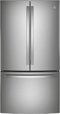 PWE23KYNFS GE Profile 36 Inch French Door Refrigerator 23.1 cu. ft. - Smudge Resistant Stainless Steel Counter Depth