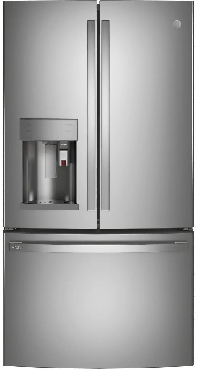 PYE22PYNFS GE Profile 22 cu ft French Door Refrigerator - Counter Depth Stainless Steel-1