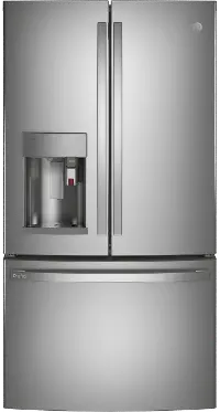 PYE22PYNFS GE Profile 22 cu ft French Door Refrigerator - Counter Depth Stainless Steel