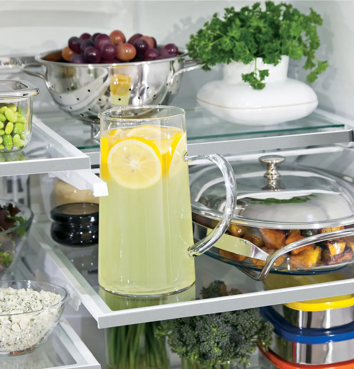 PYE22PYNFS GE Profile 22 cu ft French Door Refrigerator - Counter Depth Stainless Steel-5