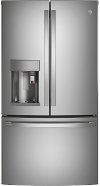 PYE22PYNFS GE Profile Counter Depth French Door Smart Refrigerator - 22 cu. ft., 36 Inch Fingerprint Resistant Stainless Steel