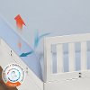 BXSPXABFC BedGear Dri-Tec Blue Fitted Crib Sheet