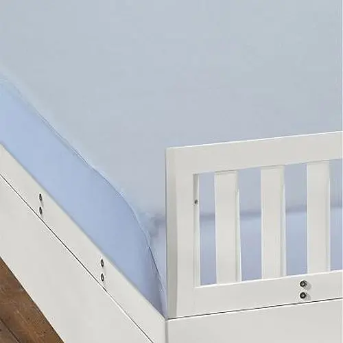 BXSPXABFC BedGear Dri-Tec Blue Fitted Crib Sheet-2