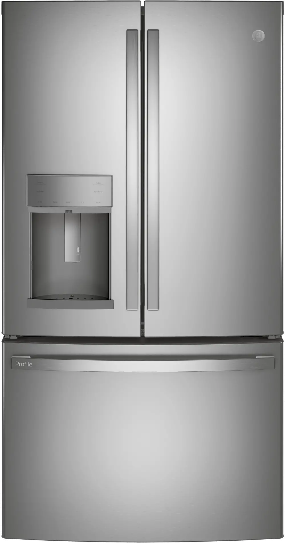 PYE22KYNFS GE Profile 22 cu ft  French Door Refrigerator - Counter Depth Stainless Steel-1