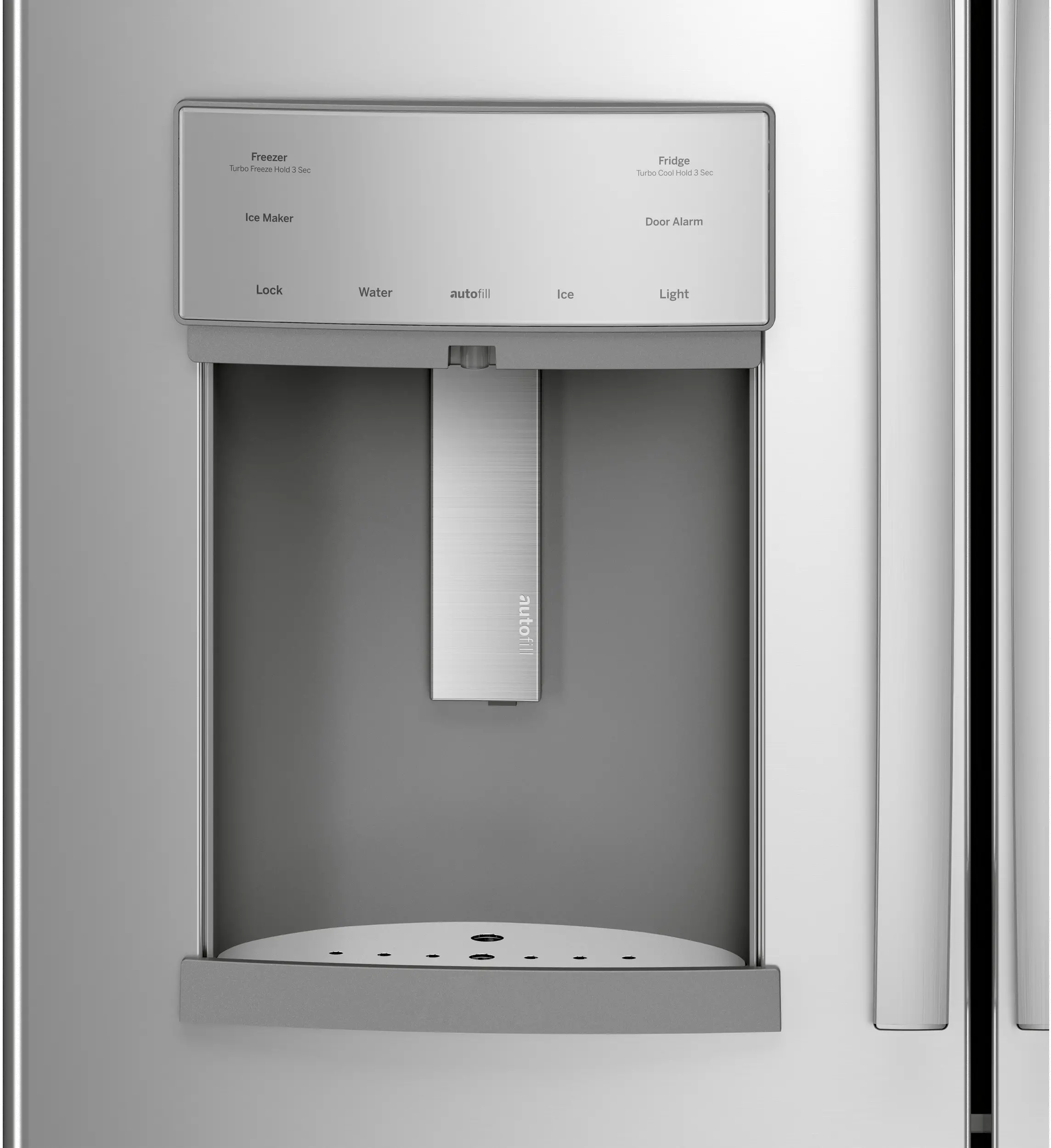 PYE22KYNFS GE Profile 22 cu ft French Door Refrigerator - Counter Depth Stainless Steel-4