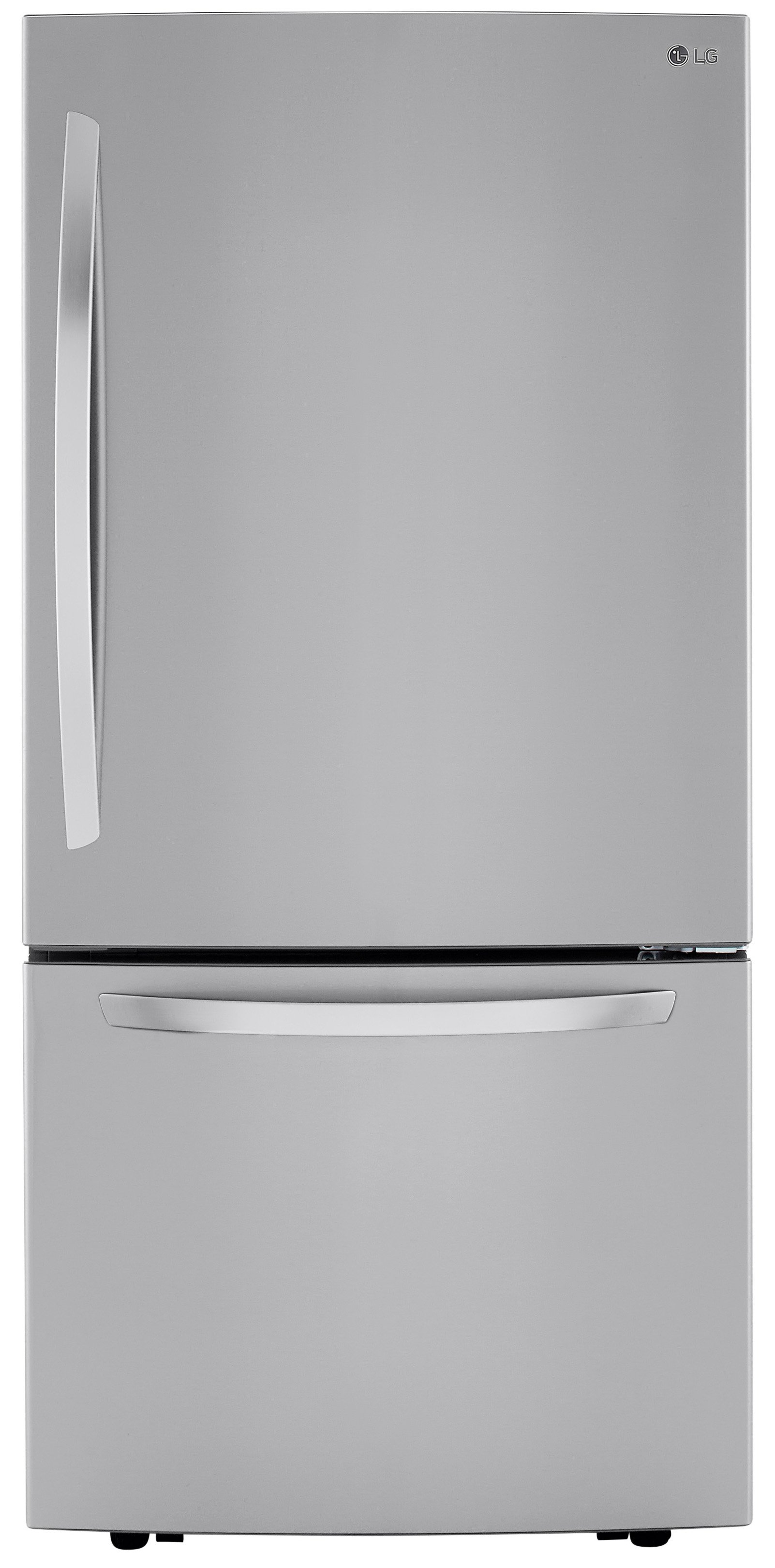 LRDCS2603S LG 25.5 cu ft Bottom Freezer Refrigerator - 33 W Fingerprint Resistant Stainless Steel-3