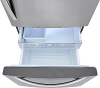 LRDCS2603S LG 33 Inch Bottom Freezer Refrigerator - 25.5 cu. ft., Fingerprint Resistant Stainless Steel-5