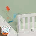 BXSPXAGFC BedGear Dri-Tec Green Fitted Crib Sheet