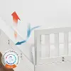 BXSPXAWFC Clearance BedGear Dri-Tec White Fitted Crib Sheet
