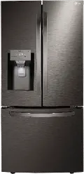 LRFXS2503D LG 24.5 cu ft French Door Refrigerator - 33 W Black Stainless Steel