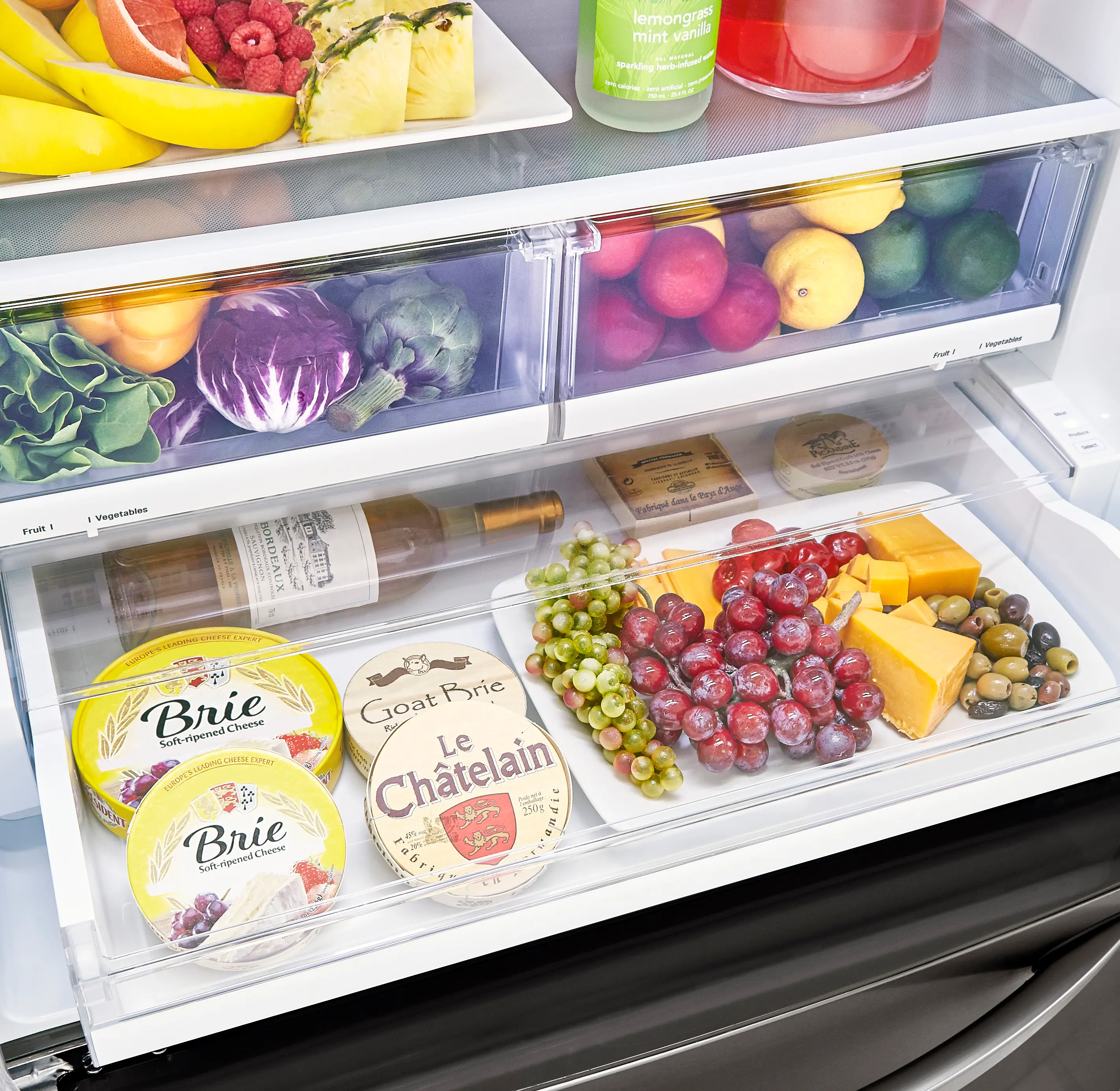 LRFXS2503D LG 24.5 cu ft French Door Refrigerator - 33 W Black Stainless Steel-8